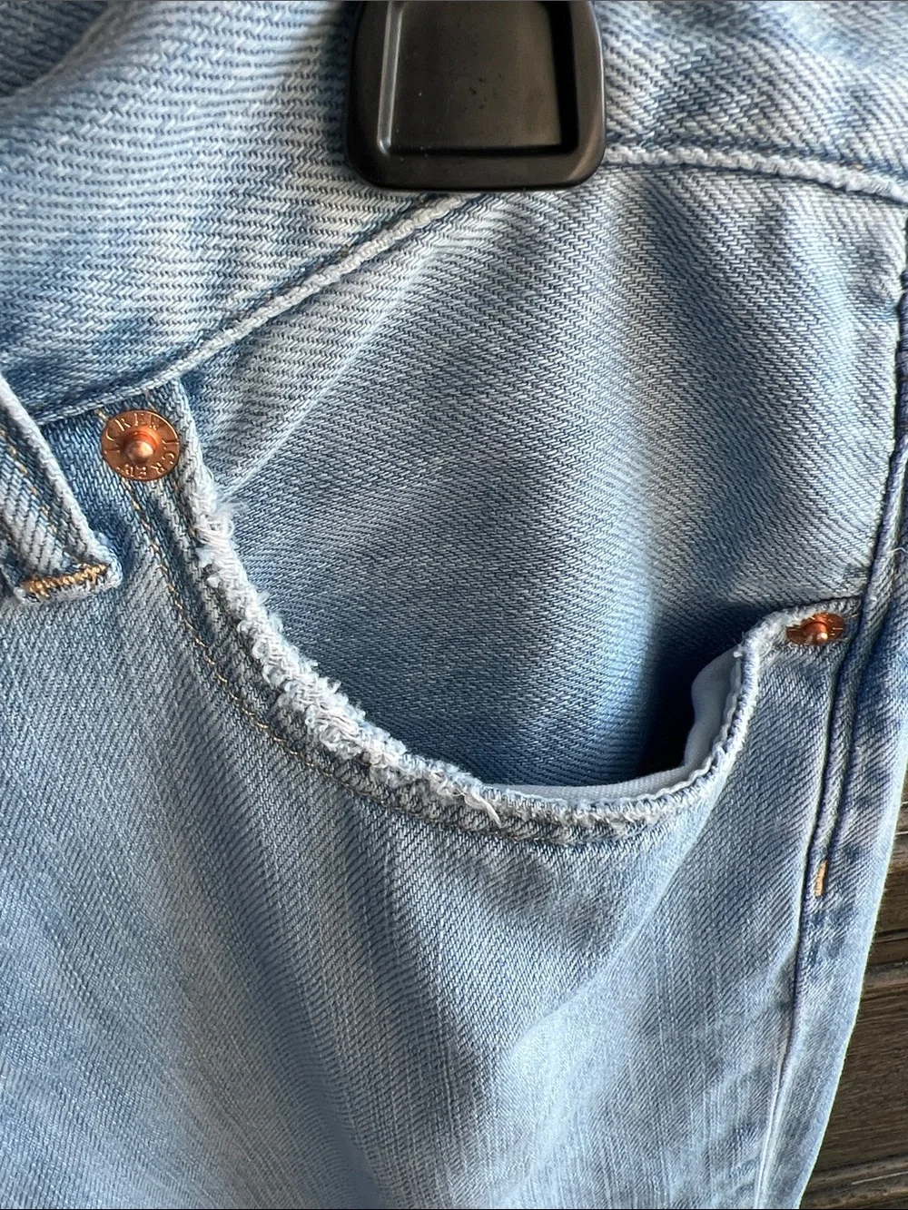 J. Crew Light Blue Wide-Leg Jeans